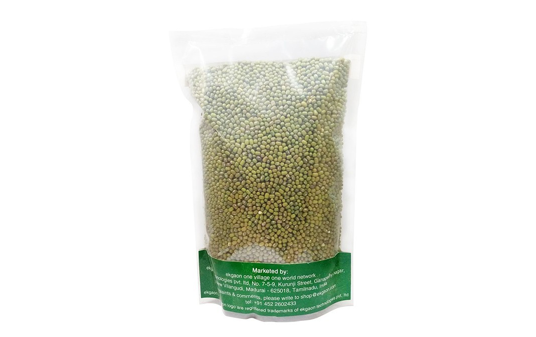 Ekgaon Unpolished Desi Moong Dal (Sabut)    Pack  1 kilogram